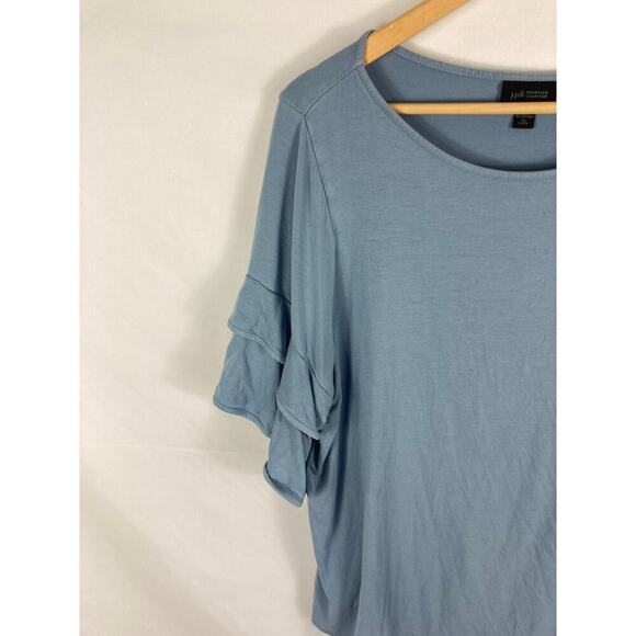 J JIll Wearever Ruffle Sleeve Top Size XLP - Picture 2 of 5